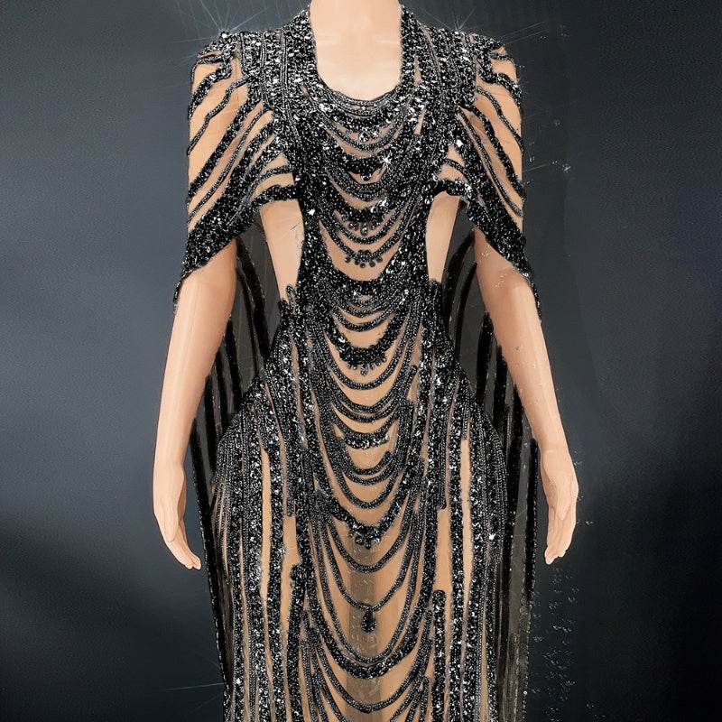 Celebrate Crystal Sequin Evening Gown - Elegant Prom Dress in Vibrant Colors - Buy Center