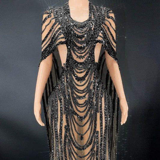 Celebrate Crystal Sequin Evening Gown - Elegant Prom Dress in Vibrant Colors - Buy Center