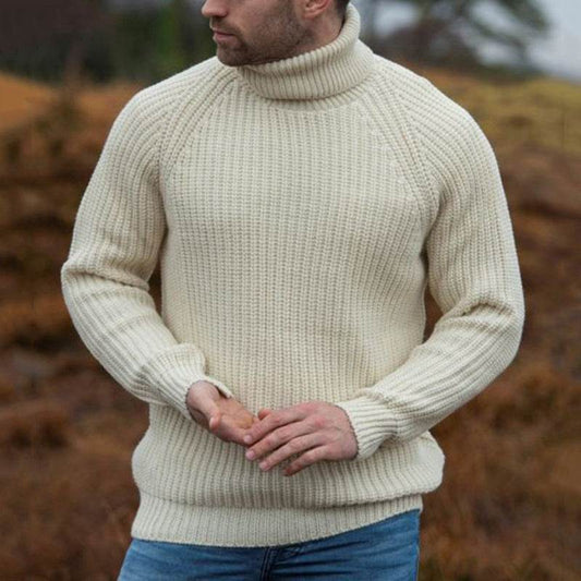 Buycenter Turtleneck Sweater - Cozy Winter Style for Youth in Beige - Buy Center