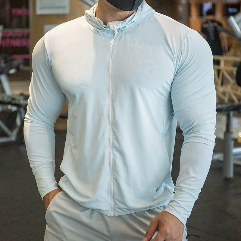 Men's Outdoor Quick-Drying Shirt - Sun-Proof Long Sleeve Fitness Wear - Buy Center