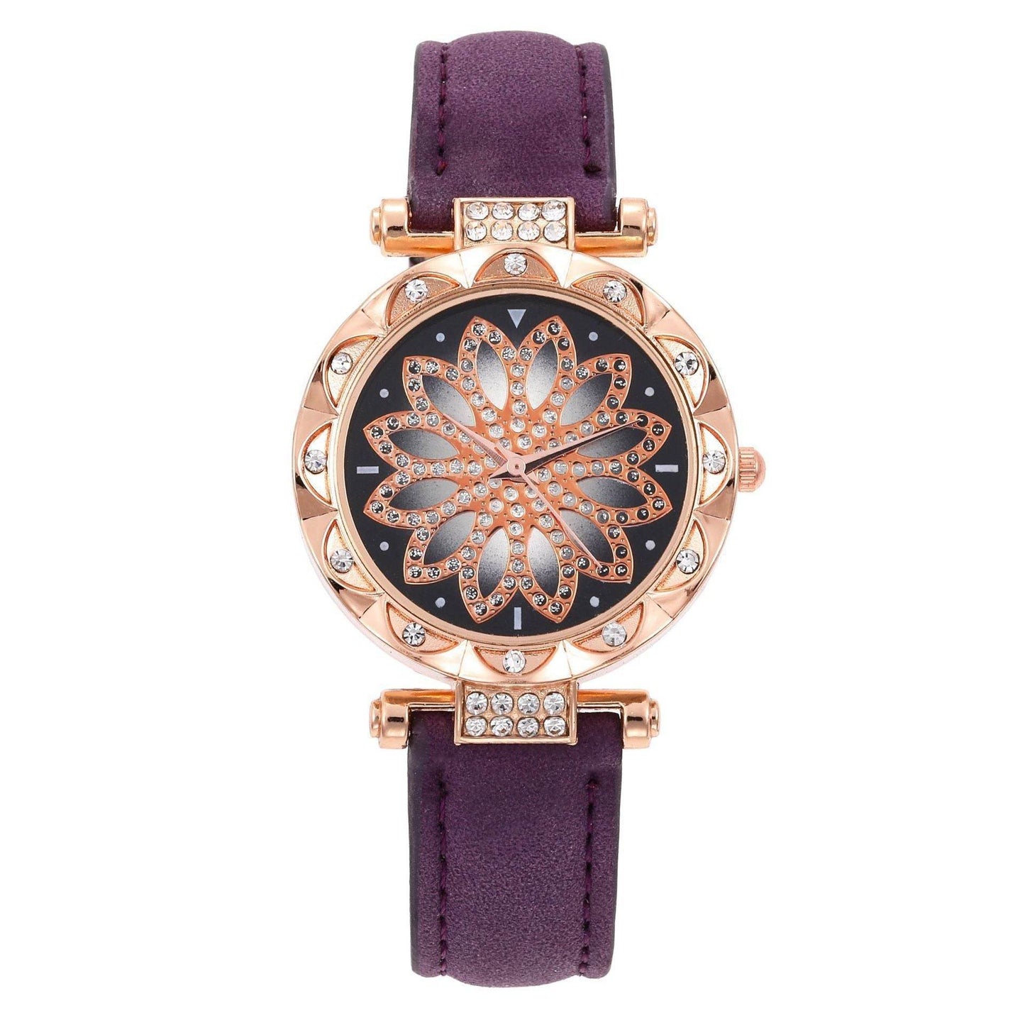 Buy Center Women's Quartz Watch Bracelet Set - Casual Style & Matching Jewelry - Buy Center