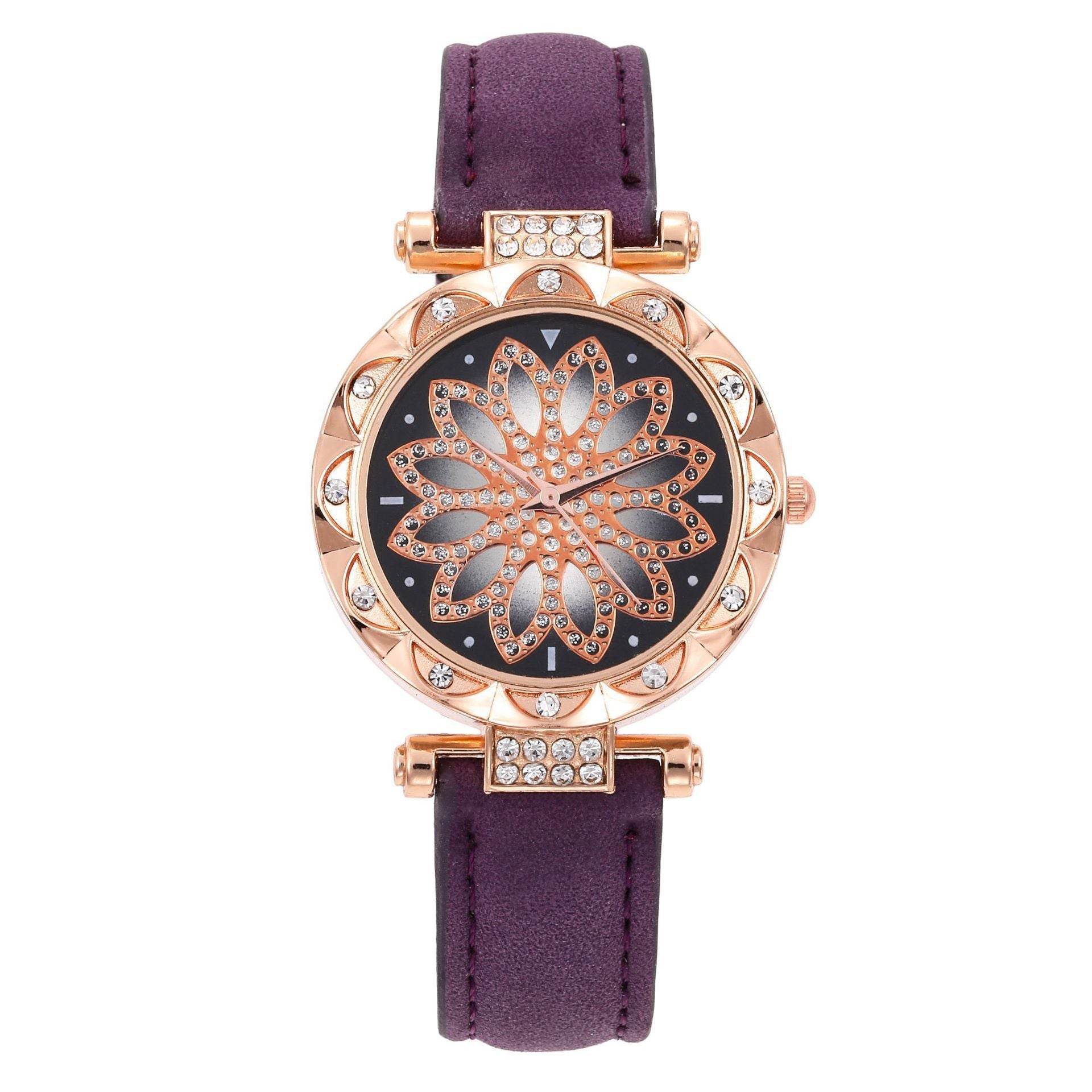 Buy Center Women's Quartz Watch Bracelet Set - Casual Style & Matching Jewelry - Buy Center
