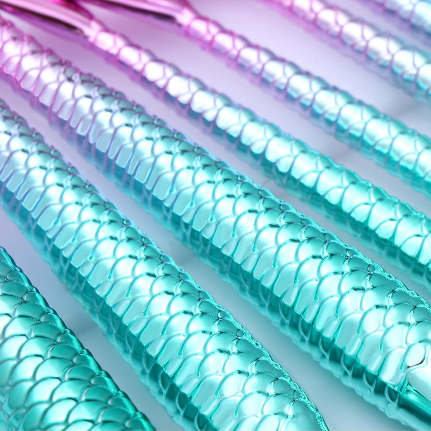 11pcs Mermaid Makeup Brushes Kit - Flawless Application & Trendy Design 2025 - Buy Center