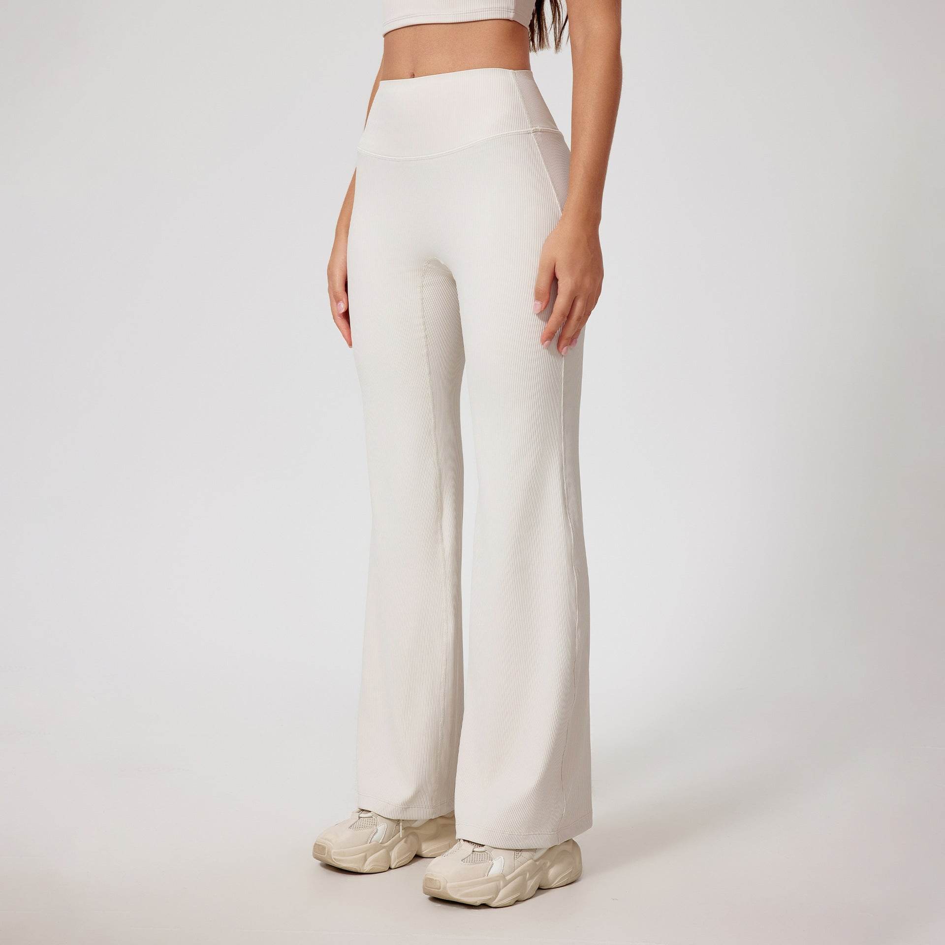 High Waist Micro Pull Fitness Trousers for Women - Breathable & Stylish - Buy Center