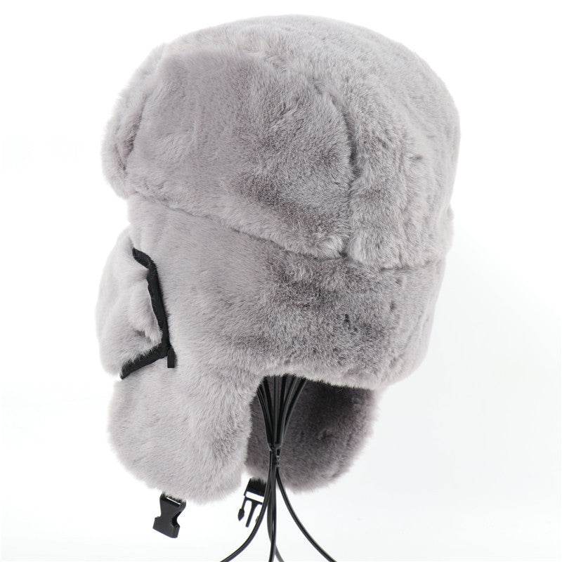 Ushanka Earmuffs Hat for Men & Women - Stylish Imitation Rabbit Fur - Buy Center