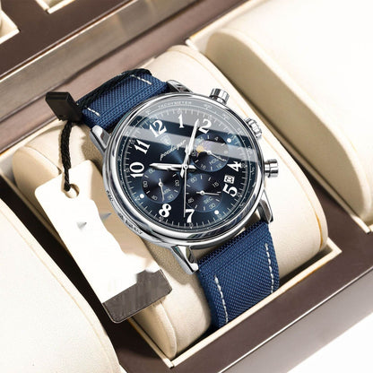 Multifunctional Luminous Quartz Men's Watch - Stylish & Versatile Design - Buy Center