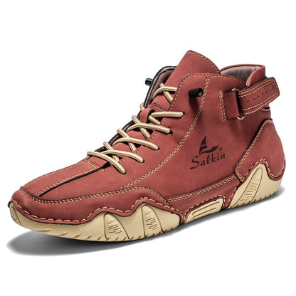 Octopus Men's High-Top Martin Ankle Boots - Stylish & Comfortable Casual Shoes - Buy Center