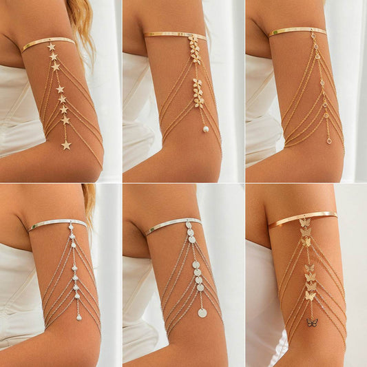 Buycenter Butterfly Flower Tassel Bracelet - Stylish Jewelry for All Occasions - Buy Center