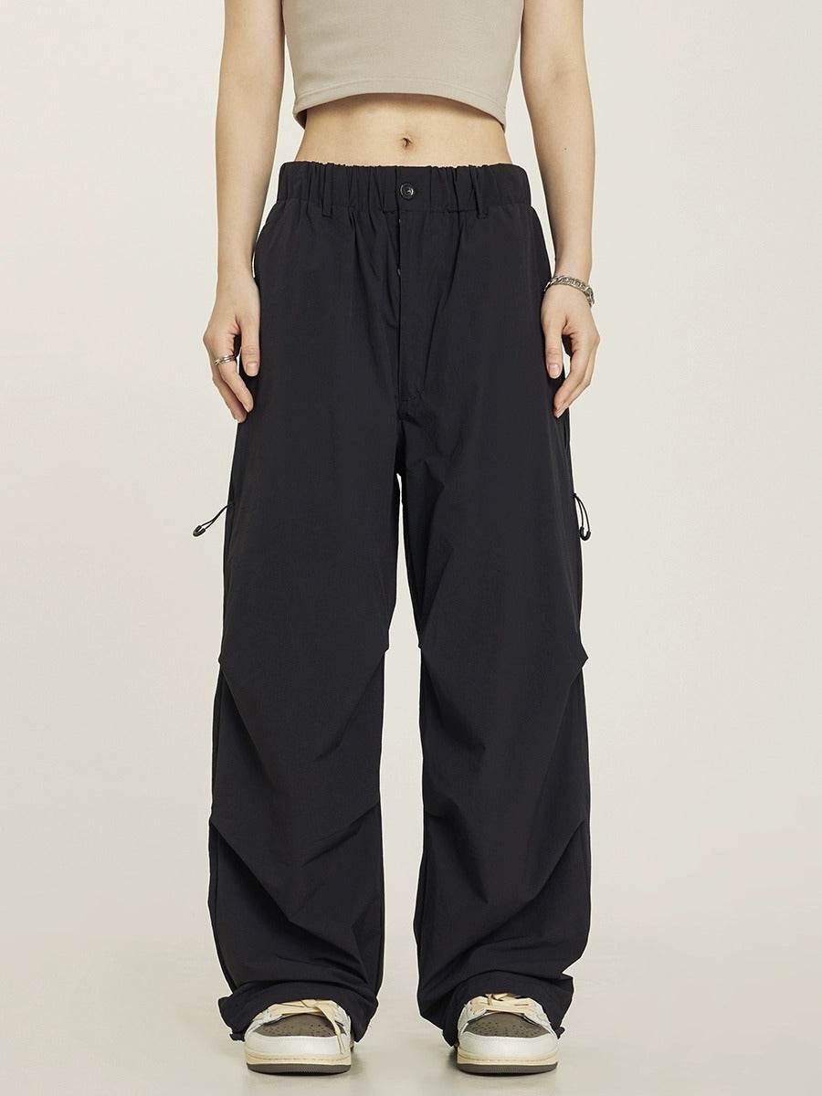 Vintage Pleated Cargo Pants for Men - Stylish Casual Comfort in Grey & Khaki - Buy Center