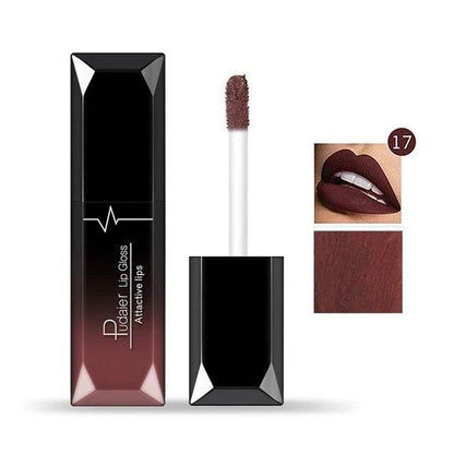 Makeup Matte Lip Gloss Lipstick - Long-Lasting, Waterproof, 21 Colors - Buy Center