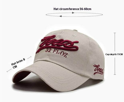 Women's Casual Outdoor Hat - Adjustable Fit with Stylish Embroidery - Buy Center