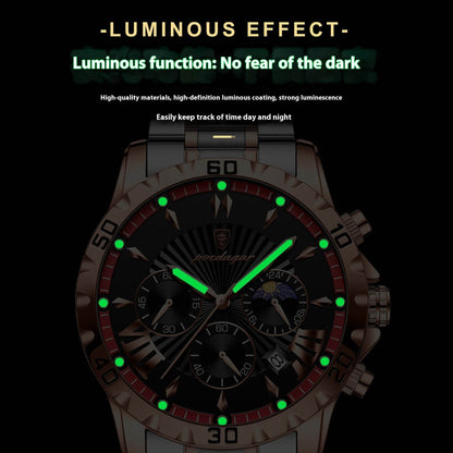 Buycenter Men's Luminous Quartz Watch - Stylish & Multifunctional Accessories - Buy Center