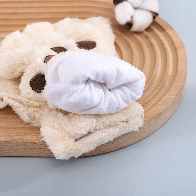 Women's Plush Cat Paw Gloves - Cozy Fingerless Mittens for Winter Style - Buy Center