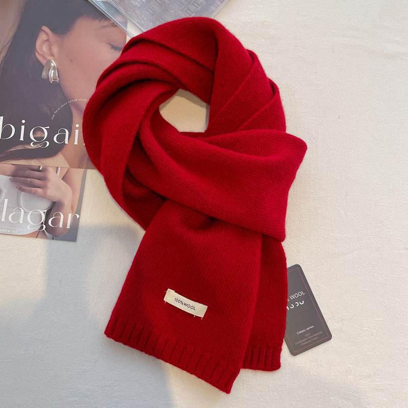 Women's Pure Wool Scarf - Cozy Wraps in Stylish Tie-Dye Colors - Buy Center