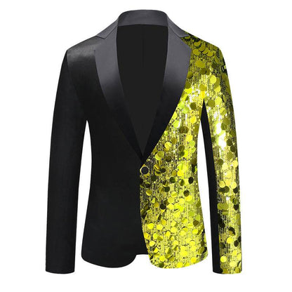 Men's Sequined Suit Jacket - Premium Stylish Dance Wear for Special Events - Buy Center