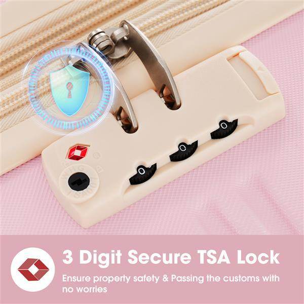 Durable Hard Shell Luggage Set of 2 - TSA Lock & Lightweight Design - Buy Center