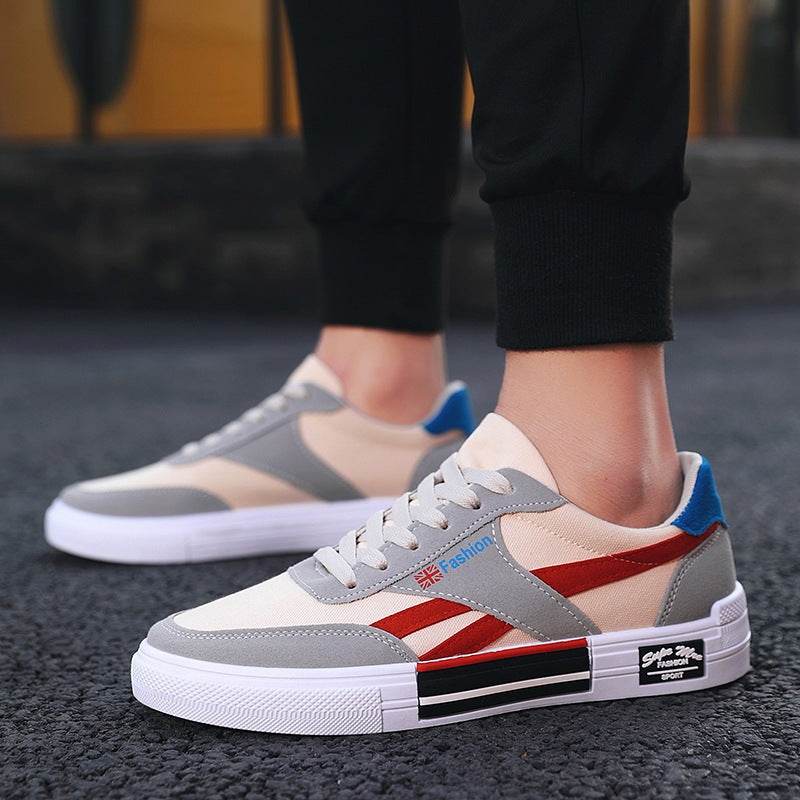 Buycenter Low-Top Canvas Sneakers - Stylish Vulcanize Shoes for Men - Buy Center