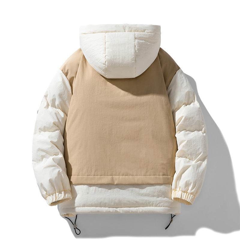 Couples Hooded Cotton-Padded Jacket - Stylish Japanese Stitching for Winter - Buy Center
