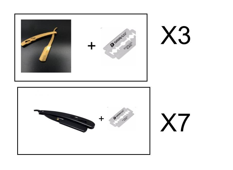 Premium Stainless Steel Razor - 10 Blades for Smooth and Precise Shaving - Buy Center