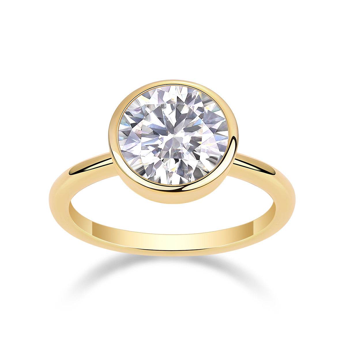 Buycenter Large Moissanite Diamond Ring - Luxury 925 Silver Jewelry Set - Buy Center