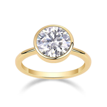 Buycenter Large Moissanite Diamond Ring - Luxury 925 Silver Jewelry Set - Buy Center