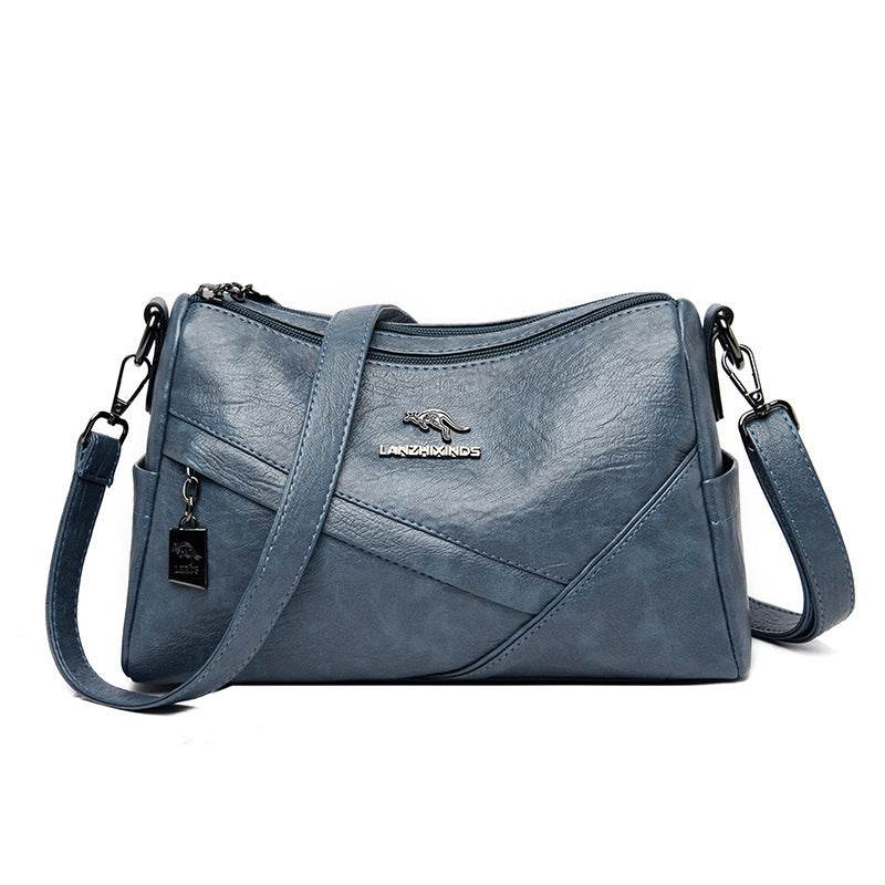 Stylish Soft Leather Crossbody Bag - Trendy Large Capacity 2025 - Buy Center