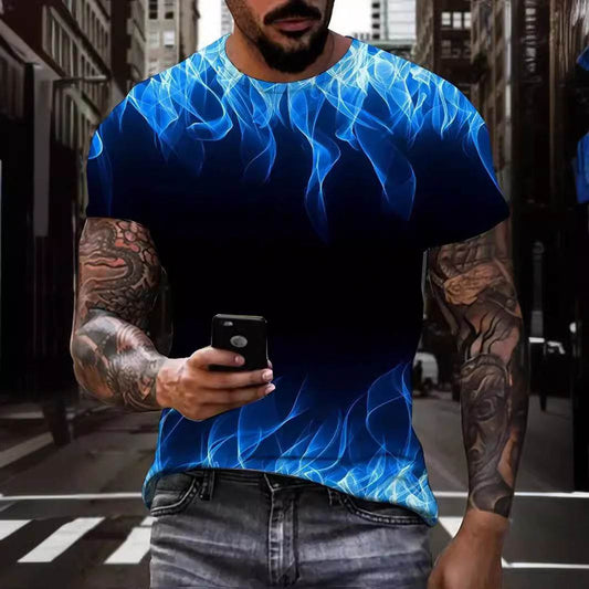 Men's Casual Floral Print T-Shirt - Trendy Style for 2025 - Buy Center