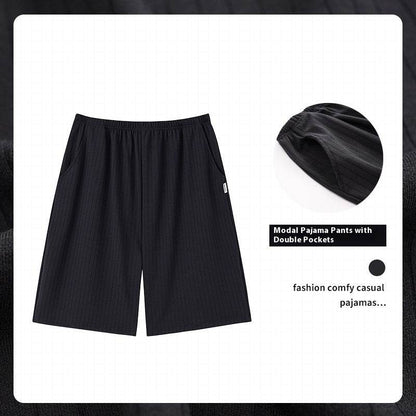 Men's Summer Modal Shorts - Stylish & Comfortable for Home & Outdoors - Buy Center