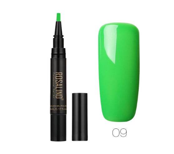 5ml Solid Color Nail Art Pen - Easy Application in 58 Vibrant Shades - Buy Center