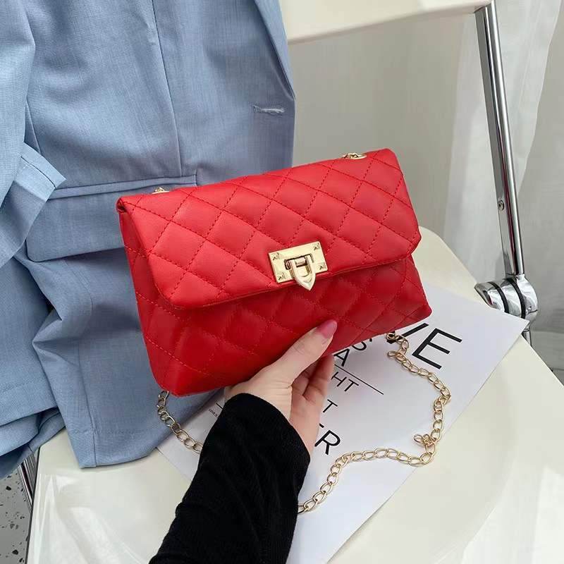 All-Match Diamond Chain Shoulder Bag - Stylish Crossbody for Modern Women - Buy Center