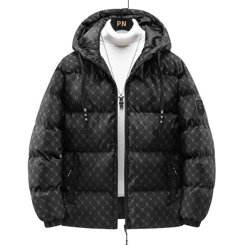 Bread Coat Men's Thickened Hooded Down Jacket - Sizes M-5XL, Warm & Stylish - Buy Center