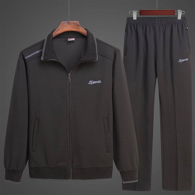 Men's Casual Autumn Sport Suit - Stylish Comfort for Middle-Aged Men - Buy Center