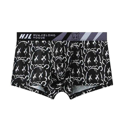 BuyCenter Men's Slim Fit Multi-Color Boxers - Breathable Ice Silk Comfort