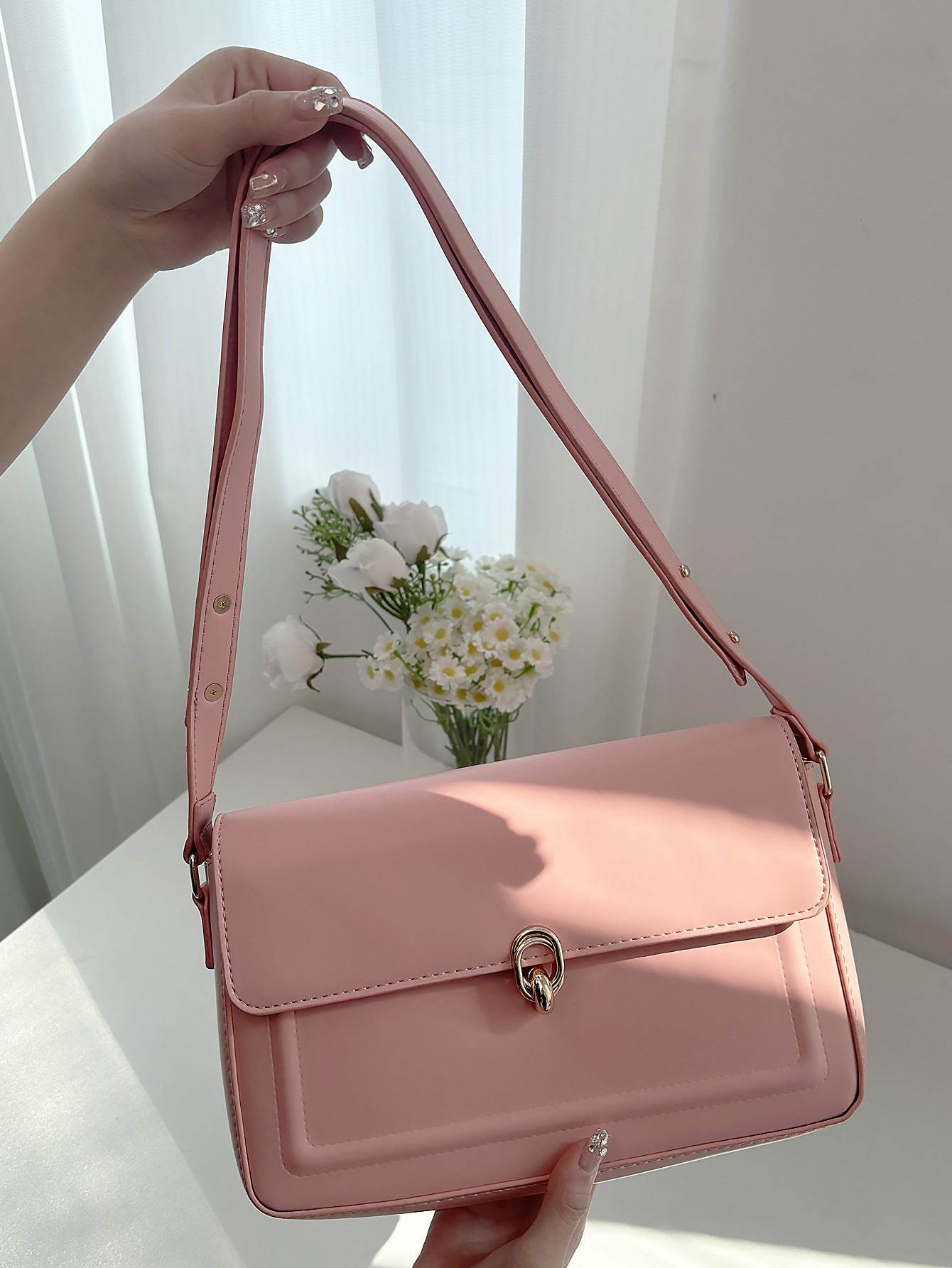 Buycenter Light Luxury Commuter Bag - Trendy Clutch for Daily Use - Buy Center