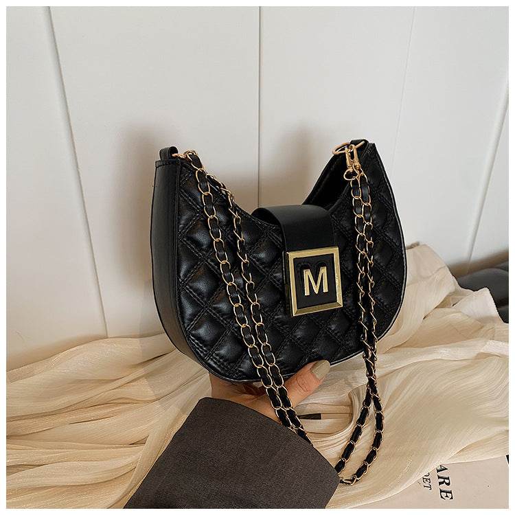 Women's Rhombus Chain Messenger Bag - Stylish & Versatile Crossbody 2025 - Buy Center