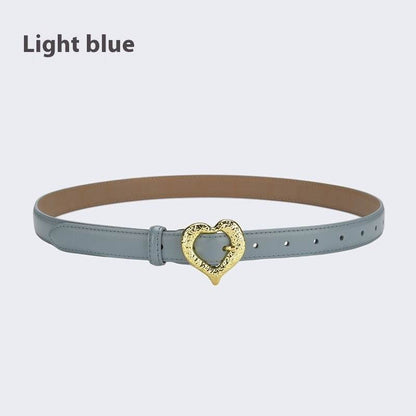 Personalized Love Leather Belt - Stylish Cowhide Accessory for Women - Buy Center