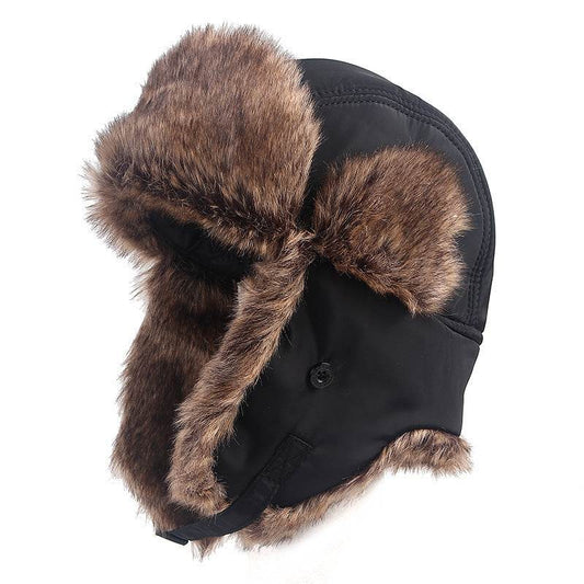 Stylish Windproof Bomber Hat - Warm, Trendy Ear Protection for Winter - Buy Center