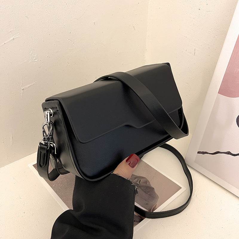 Korean Style Niche Baguette Bag - Simple Chic Underarm Shoulder Bag - Buy Center