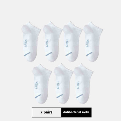 Men's Thin Sport Socks - Breathable Cotton, 7 Pairs for All Seasons - Buy Center