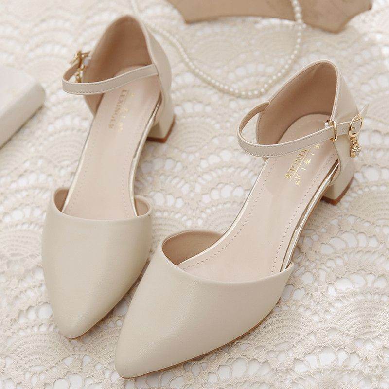 Buycenter Women's Closed Toe Work Shoes - Stylish Korean Pumps - Buy Center