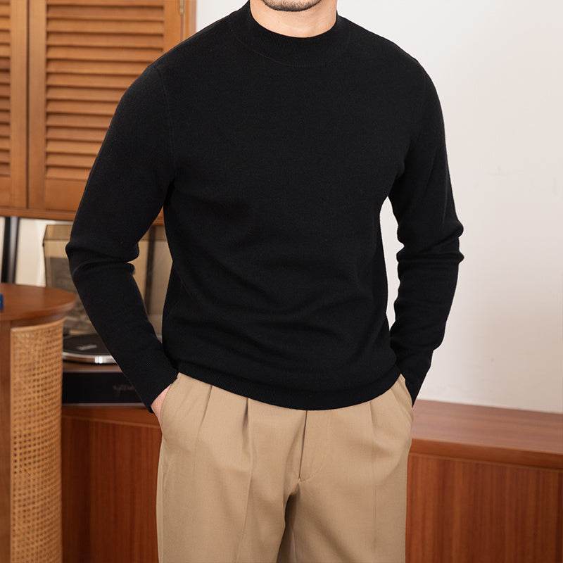 Buycenter Commuter Men's Sheep Wool Base Shirt - Slim Fit Long Sleeve - Buy Center