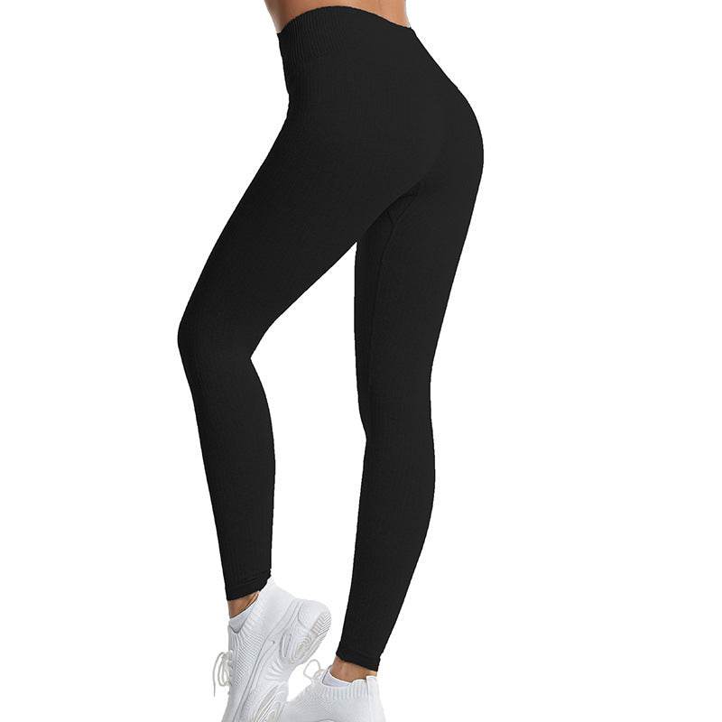 Buycenter Women's Solid Color Yoga Pants - Quick Dry, Large Size Leggings - Buy Center