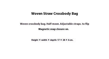 Buycenter Woven Dumpling Shoulder Bag - Casual Crossbody in Black & Brown - Buy Center