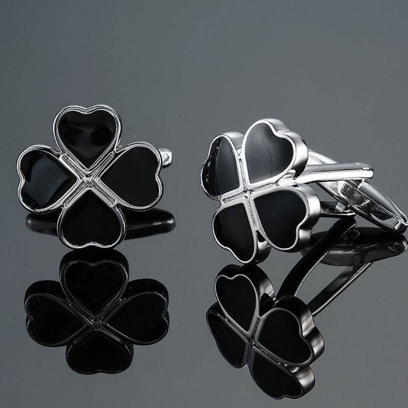 Grass Rose Gold & Silver Cufflinks - Premium Stylish Accessory for Anyone - Buy Center