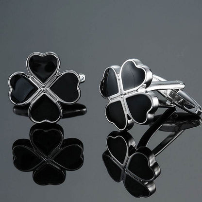 Grass Rose Gold & Silver Cufflinks - Premium Stylish Accessory for Anyone - Buy Center