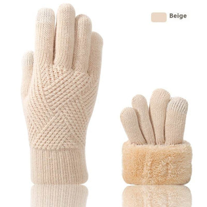Women's Thermal Touch Screen Gloves - Double Layer, Windproof, Fleece-lined - Buy Center
