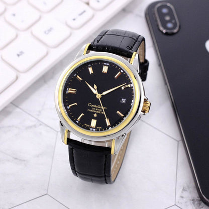 Buy Center Stainless Steel Mechanical Skeleton Watch - 40.5mm Dial Size - Buy Center