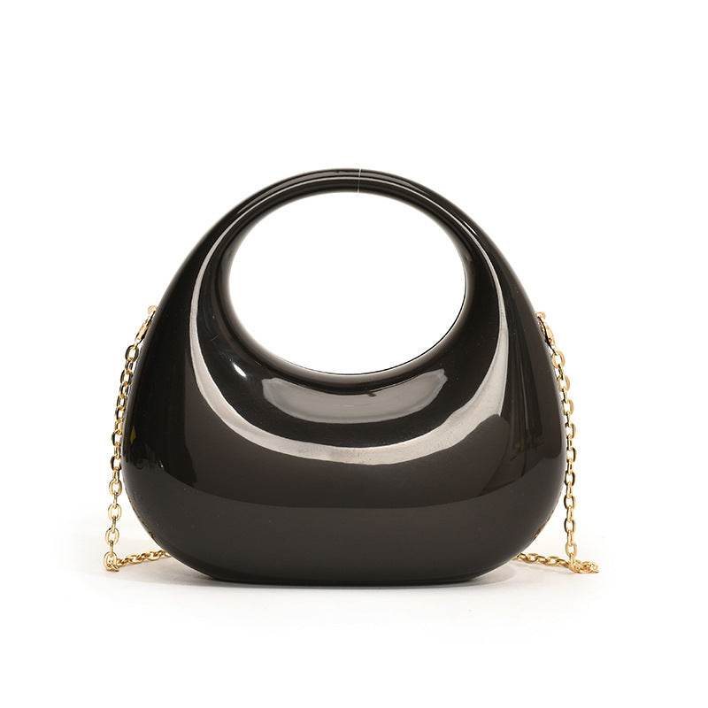 Small Acrylic Gold Handbag - Trendy Shoulder Bag for Daily Use - Buy Center