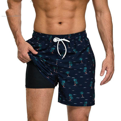 Men's Quick-Drying Beach Pants - Stylish Double-Layer Swim Trunks 2025 - Buy Center
