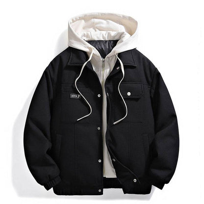 Retro White Duck Down Waffle Jacket - Stylish Parka for Winter Comfort - Buy Center